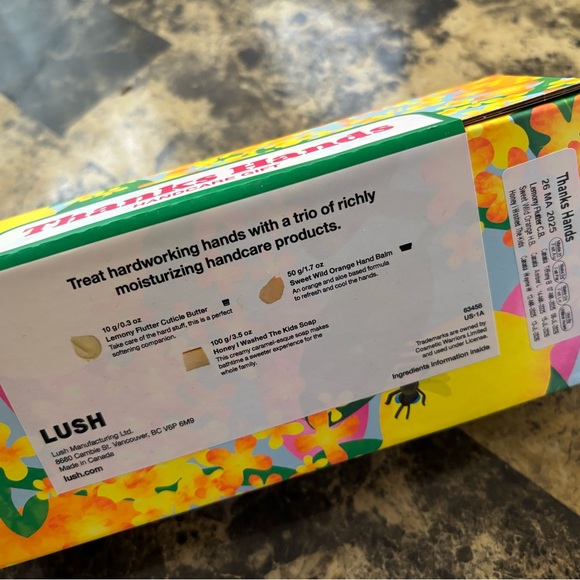 LUSH | Thanks Hands Hand Care Gift (Cuticle Butter, Soap, Hand Balm) - Picture 2 of 5